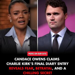 "I still love her, but I'm not sure if she's still with me." These are the haunting words Candace Owens claims to have read from Charlie Kirk's personal diary