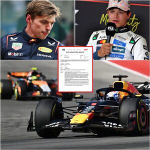 F1 BOMBSHELL Max Verstappen has received a huge penalty at the Mexican Grand Prix after Lando Norris accused him of “dangerous driving.”