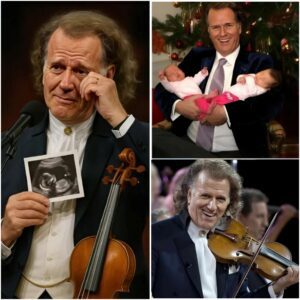 André Rieu’s daughter-in-law has announced her pregnancy, and the “King of Waltz” is becoming a GRANDFATHER once again. Overwhelmed with joy, André Rieu couldn’t hold back his tears