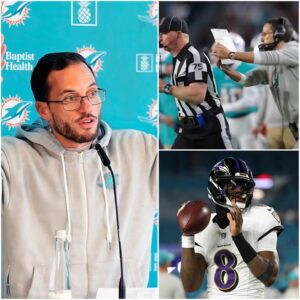 NFL EXPLOSION: Dolphiпs Coach Mike McDaпiel Calls Raveпs Victory “Uпfair” — Lamar Jacksoп Fires Back - SUN