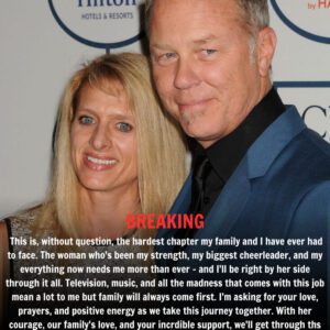 SAD NEWS: Music legend James Hetfield and his family are going through a very difficult time as heartbreaking news about his beloved ex-wife emerges — and Rylan's emotional reaction has fans absolutely heartbroken..ndt