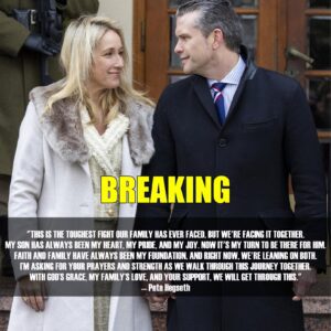 SAD NEWS: Pete Hegsethโs Family Faces Heartbreaking Time as His Wife Jennifer Rauchet Battles Health Crisis...