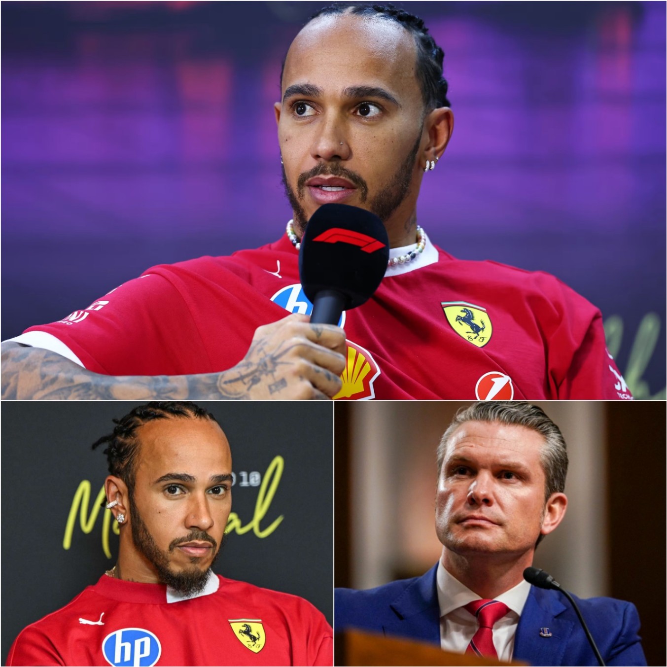 “YOU HUMILIATED ME ON LIVE TV — NOW PAY THE PRICE!” — Lewis Hamilton Files $50 Million Lawsuit Against Pete Hegseth After Explosive On-Air Clash