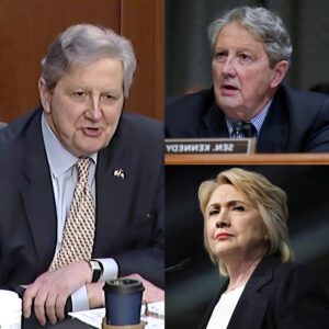 “You Think This Is Just Something to Laugh About, Hillary?” — Senator John Kennedy’s Explosive Clash with Hillary Clinton Sparks National Firestorm ⚡🇺🇸