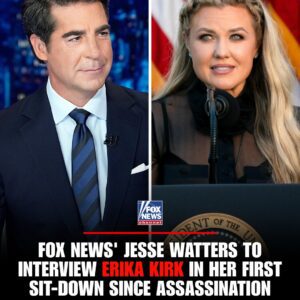 Fox News' Jesse Watters to interview Erika Kirk in her first sit-down since husband's assassination