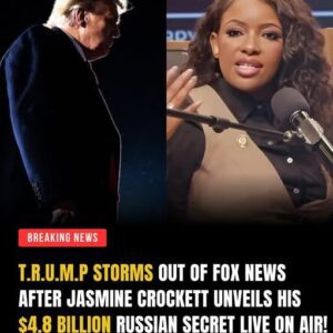 🔥 BREAKING NEWS: Trump STORMS Out of Fox News After Jasmine Crockett Unveils His “$4.8 BILLION Russian Secret” LIVE On Air — Studio Erupts in Chaos as Nation Reacts 🔥 nn