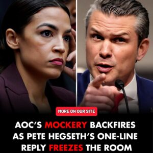 AOC Mocks Pete Hegseth as a “Washed-Up Fool” — But His Cold Response Leaves AOC Speechless!.
