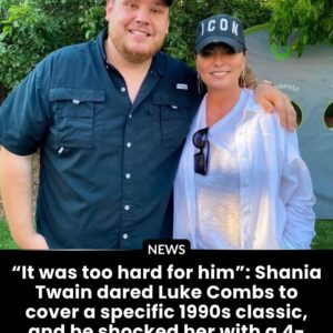 “It Was Too Hard for Him” — Shania Twain’s Challenge to Luke Combs Sparked a 4-Song Tribute That Left Her Speechless nn