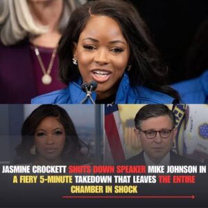 🔥 “You Can Scroll All You Want…” — Jasmine Crockett’s Thunderous Floor Speech Leaves Washington in Shock and Speaker Mike Johnson Frozen in Silence nn