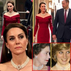All Eyes On Princess Catherine of Wales As She RADIATES in Stunning Roland Mouret Dress & Four-Strand Japanese Pearl Choker That Inherited From the Late Queen