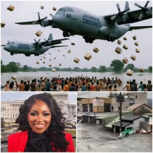 SHOCKING IN TEAR: A PRIVATE PLANE of the Democratic Party, represented by Congresswoman Jasmine Crockett, sent $10 million and 5 tons of food aid to Jamaica to help victims of Hurricane Melissa hi