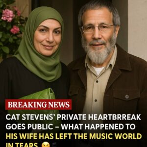 SAD NEWS FOR FANS: Legendary singer-songwriter Cat Stevens is facing one of the most heartbreaking moments of his life as the truth about his wife’s long-hidden struggle finally comes to light