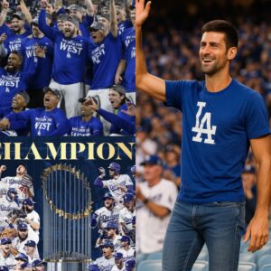 🔥 AFTER THE FINAL PITCH: Novak Djokovic’s Heartfelt Tribυte to His Beloved Dodgers Melts America’s Heart 💙⚾- pkt