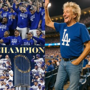 🔥 AFTER THE FINAL PITCH: Rod Stewart’s Heartfelt Tribυte to His Beloved Dodgers Melts America’s Heart 💙⚾ - pkt