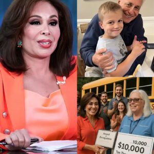 JEANINE PIRRO HONORS SCHOOL BUS DRIVER WHO HELPED GRIEVING CHILD: “THIS IS WHAT REAL AMERICA LOOKS LIKE”...