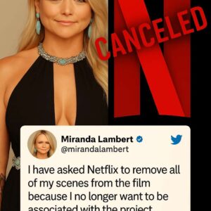 A big 𝗬𝗘𝗦 𝗜𝗙 𝗬𝗢𝗨 love Miranda Lambert and her music ❤️✌️🎸 BREAKING: Miranda Lambert RECOMMENDS NETFLIX to cut all of her footage from a new country-pop music documentary about her life an