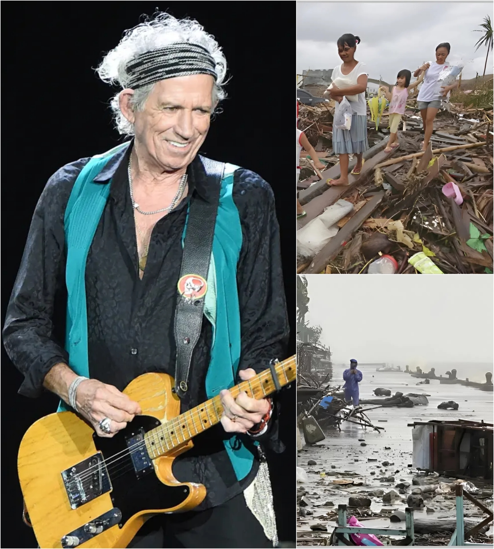 KEITH RICHARDS DONATES $50 MILLION TO REBUILD HURRICANE-STRICKEN CARIBBEAN — A LEGEND’S HEART SHINES BRIGHTER THAN HIS GUITAR _cz