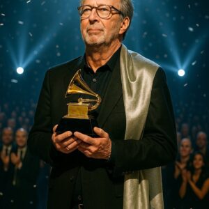 🌟 BREAKING: Eric Clapton Moves the World — Accepts “Best Vocal Performance” at the 2025 Grammys on Behalf of George Harrison