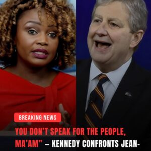 ⚡ “You Don’t Speak for the People, Ma’am.” — Senator John Kennedy Confronts Karine Jean-Pierre Over Biden’s “Autopen” Scandal 🔥🎙️...