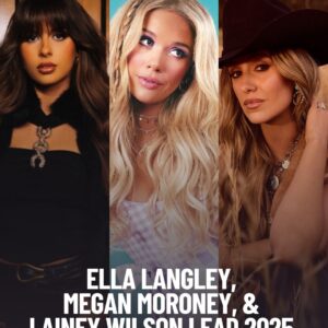 BREAKING REVEAL: Country Music Shocker — Ella Langley, Megan Moroney & Lainey Wilson Dominate 2025 CMA Awards Nominations, Making History as the Year’s Most-Nominated Artists 🎤✨