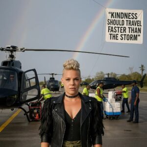 Wings of Compassion: P!nk's Helicopter Heroics Bring Hope to Flood-Ravaged Jamaica lht