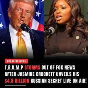 🔥 BREAKING NEWS: Trump STORMS Out of Fox News After Jasmine Crockett Unveils His “$4.8 BILLION Russian Secret” LIVE On Air — “He Came to Control the Narrative, But One Folder Changed Everything” nn