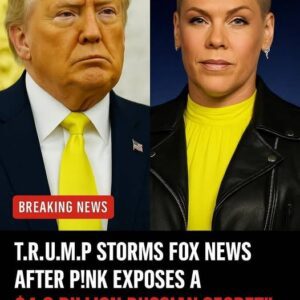 🚨 BREAKING NEWS: Trump ERUPTS on Fox News After P!nk EXPOSES a “$4.8 BILLION Russian Secret” LIVE on Air 🔥 nn