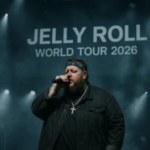 Jelly Roll Announces 2026 World Tour: A Journey of Redemption, Rhythm, and Raw Emotion That Fans Will Never Forget 🎤💙 - H