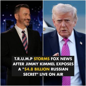 🔥 EXPLOSIVE SHOWDOWN: T.r.υ.m.p WALKS OUT OF FOX NEWS AFTER JIMMY KIMMEL REVEALS “$4.8 BILLION RUSSIAN SECRET” LIVE ON AIR — THE MOMENT THAT SHOOK AMERICA 🔥 - SUN