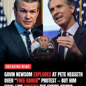 BREAKING: Gavin Newsom SNAPS at Pete Hegseth — Interrupts Him 5 Times in a Row as He Tries to Defend the “Free Karen” Protesters