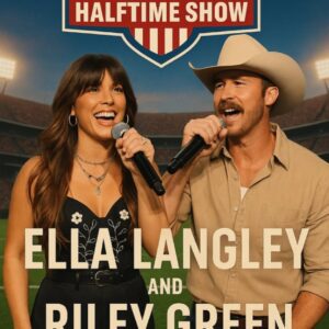 BREAKING: Ella Langley and Riley Green have officially opened The All-American Halftime Show