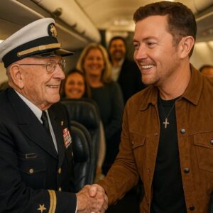 McCreery’s Celestial Courtesy: Scotty McCreery Yields First-Class to a Veteran at 35,000 Feet – A Mid-Air Overture of Gratitude That Echoed Eternity
