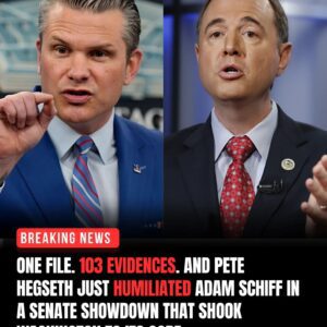🔥 “YOU BROUGHT THE THEATER — I BROUGHT THE FACTS.” — Pete Hegseth Publicly Flattens Adam Schiff in a Senate Showdown Heard Across Washington 🎤🔥...