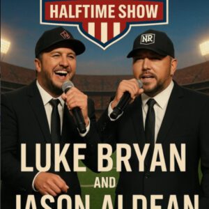 BREAKING: Luke Bryan and Jason Aldean have officially opened The All-American Halftime Show — a faith-filled, patriotic halftime performance replacing the Super Bowl 60 halftime show.