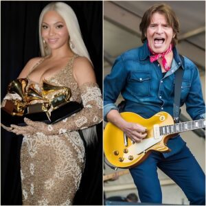 “If he attends, I will never go there,” Beyoncé declared, sending a fiery ultimatum to the Grammy Awards after rising tensions with John Fogerty.