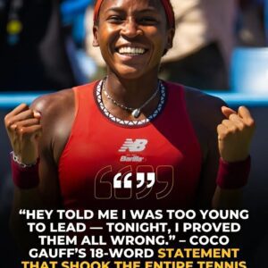 BREAKING: Coco Gauff Named “WTA Player of the Year” — The Young Queen of Tennis Redefines Greatness