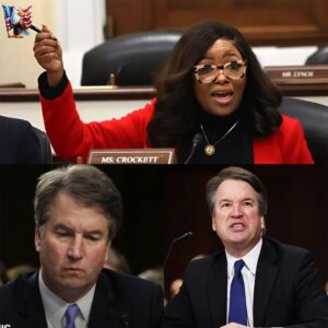 NATIONAL EXPLOSION: Brett Kavanaugh PANICED when Jasmine Crockett suddenly pulled out a 2-page top secret Supreme Court memo