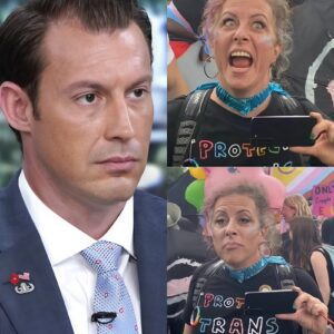 NEW: “Liberal Karen” Calls MAGA Supporters “Crazy” While Foaming at the Mouth During a Protect Trans Youth Protest — Then Johnny “Joey” Jones Steps In