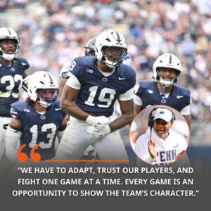 Penn State Faces New Challenges After Struggles and Loss to Ohio State: Injury Concerns Ahead of Indiana Clash...