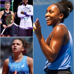 ❤️A humane act that touched the hearts of millions of people at the WTA finals, when Coco bravely stood up for Jasmine Paolini amid vicious insults after losing to her.