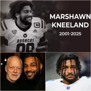 💔 Shocking Revelation: David Gilmour in Tears After Reading Marshawn Kneeland’s Final Letter — The 24-Year-Old Athlete’s Tragic Goodbye Stuns the World a1