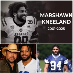 💔 Shocking Revelation: Jason Aldean in Tears After Reading Marshawn Kneeland’s Final Letter — The 24-Year-Old Athlete’s Tragic Goodbye Stuns the World