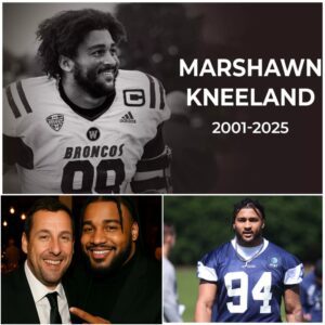 💔 Shocking Revelation: Adam Sandler in Tears After Reading Marshawn Kneeland’s Final Letter — The 24-Year-Old Athlete’s Tragic Goodbye Stuns the World
