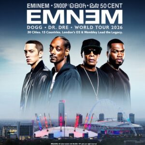 Eminem, Snoop Dogg, Dr. Dre, and 50 Cent Announce Monumental 2026 World Tour lht