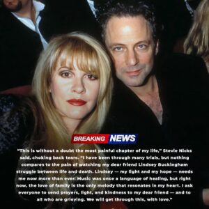💔 Tragedy Strikes the Music World: Stevie Nicks Devastated by the Loss of Her Lifelong Bandmate Lindsey Buckingham cz