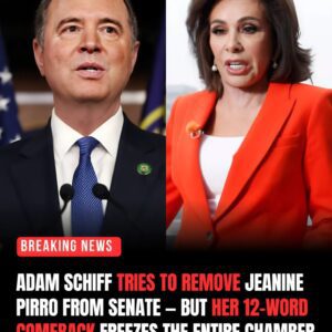BREAKING NEWS : “SENATE ERUPTS!” — Adam Schiff Orders Security to REMOVE Jeanine Pirro, But What Jeanine Pirro Did Next Left the Room in SH0CK!....