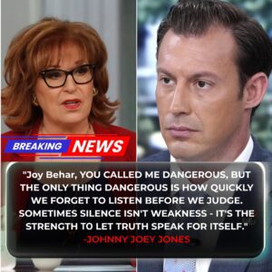 “YOU NEED TO BE SILENT!” — Joy Behar’s Attack on Johnny Joey Jones Backfires Spectacularly After He Reads Her Tweet on Live TV, Leaving the Nation Speechless