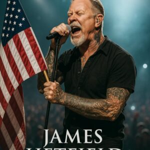 “FIGHT FOR IT” — JAMES HETFIELD SET AMERICA ON FIRE WITH FLAG, GUITAR, AND AN UNBREAKABLE VOICE nn