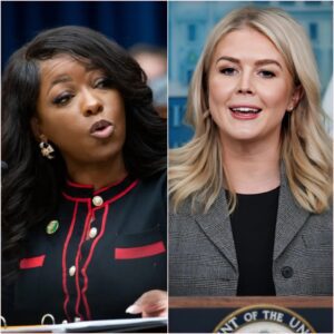 “YOU NEED TO BE SILENT!” — Karoline Leavitt’s Tweet Against Jasmine Crockett Backfires Spectacularly as She Reads