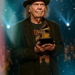🌟 BREAKING: Neil Young Brings the Grammys to Tears — Accepts “Best Vocal Performance” for His Late Idol, Elvis Presley. Kxiri